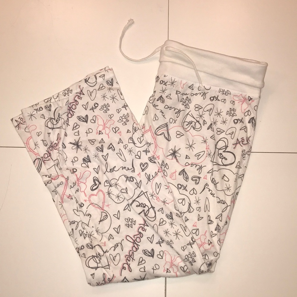 Fold over pajama pants